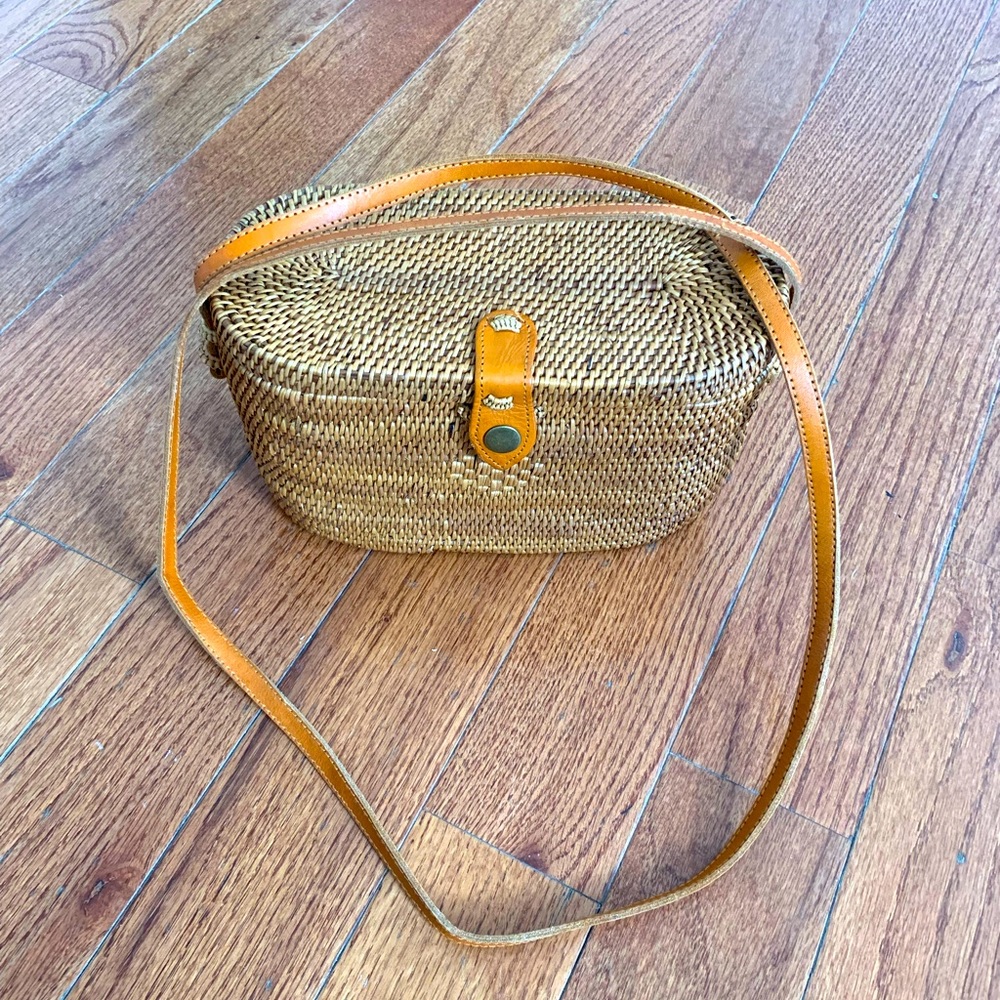 Brand new Bali Rattan Purse